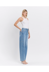 VERVET VERVET - Super High Rise Full Length Wide Barrel Jeans (All Blues)