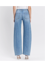 VERVET VERVET - Super High Rise Full Length Wide Barrel Jeans (All Blues)