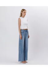 VERVET VERVET - High Rise Seam Detail Palazzo Jeans (Enthuse)