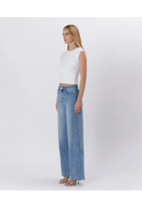 VERVET VERVET - High Rise Seam Detail Palazzo Jeans (Enthuse)