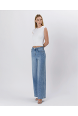 VERVET VERVET - High Rise Seam Detail Palazzo Jeans (Enthuse)