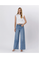 VERVET VERVET - High Rise Seam Detail Palazzo Jeans (Enthuse)