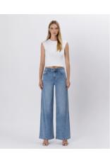 VERVET VERVET - High Rise Seam Detail Palazzo Jeans (Enthuse)