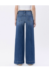 VERVET VERVET - High Rise Trouser Hem Wide Leg Jeans (Moon Bar)