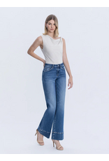VERVET VERVET- High Rise Trouser Hem Vintage Flare Jeans (Exhilarating)