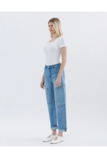 VERVET VERVET - Kate Super High Rise Utility Barrel Leg Jeans (Augustine)