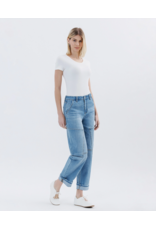 VERVET VERVET - Kate Super High Rise Utility Barrel Leg Jeans (Augustine)