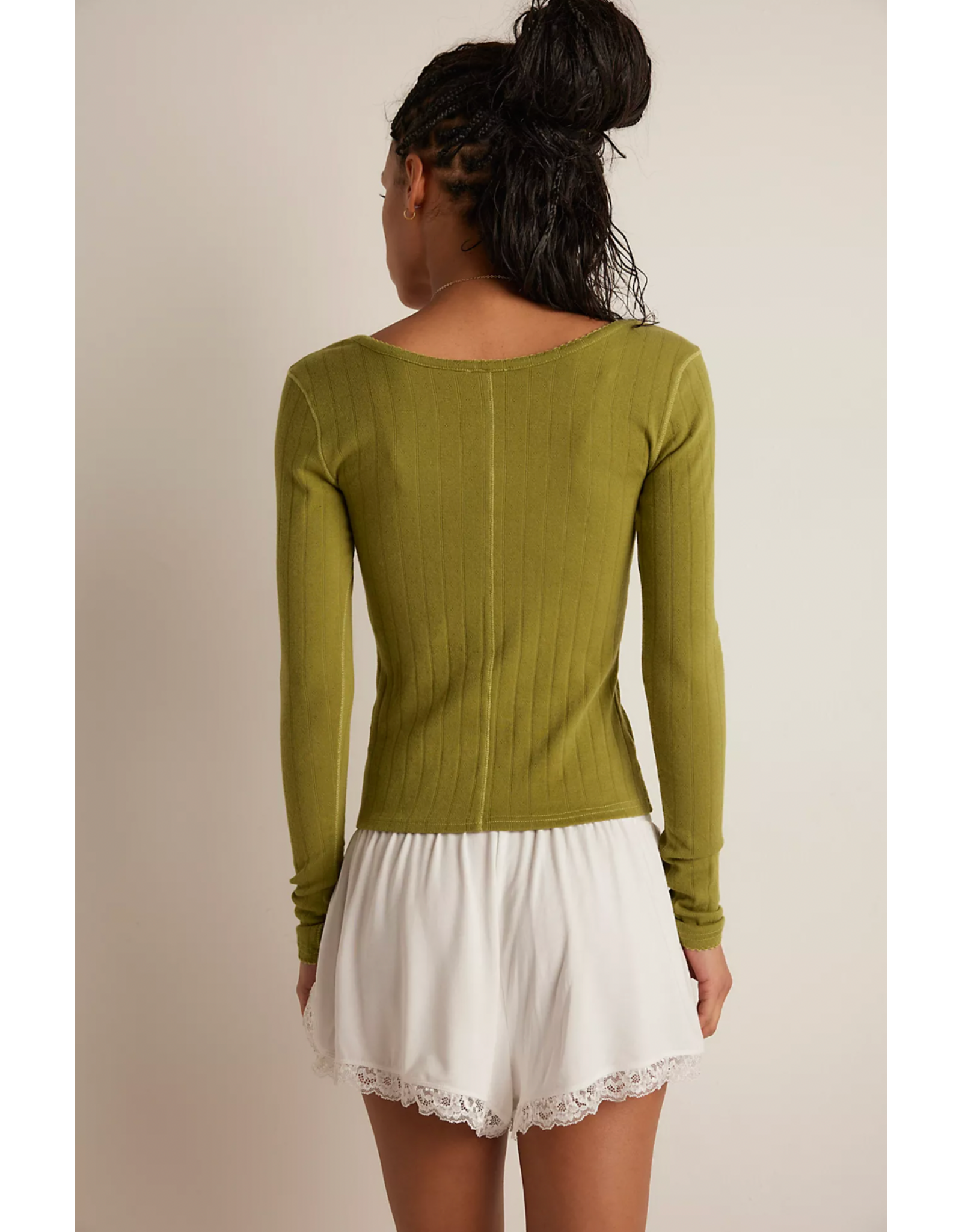 Free people Free People -  End Game Pointelle (Fresh Sprouts)