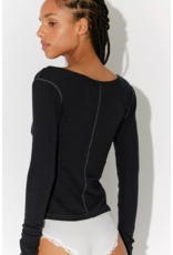 Free people Free People -  End Game Pointelle (Black)