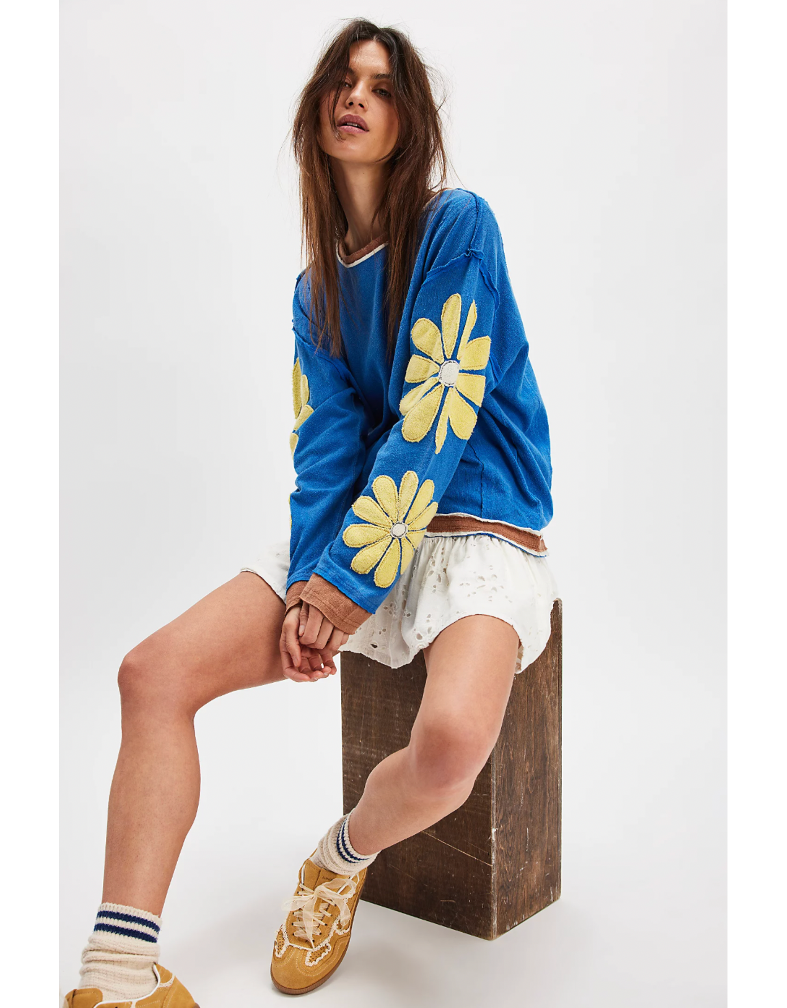 Free people Free People -  We The Free You're A Star Tee (Navy)