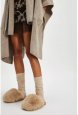 Free people Free People - Snowball Slipper (Taupe Faux Fur)