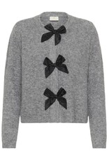 Kaffe Kaffe - May Bow Front Cardigan (Grey)