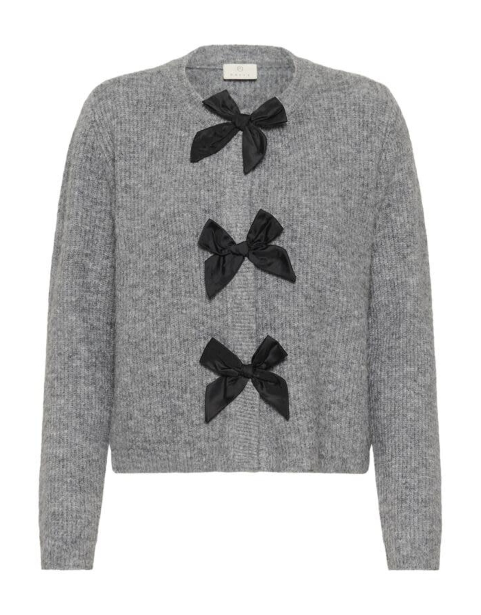 Kaffe Kaffe - May Bow Front Cardigan (Grey)