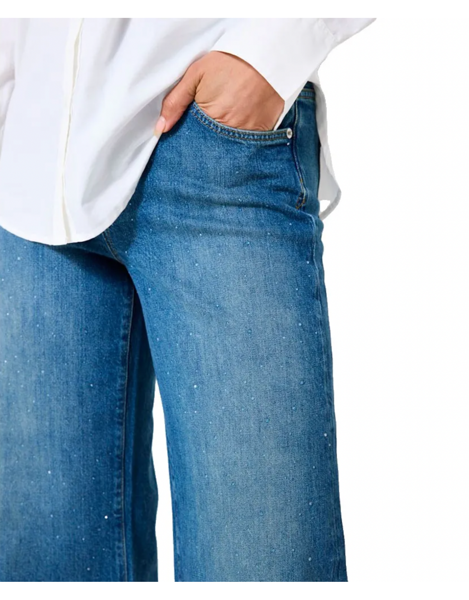 Garcia Garcia - Celia 249 Wide Leg Jean (Sparkle)