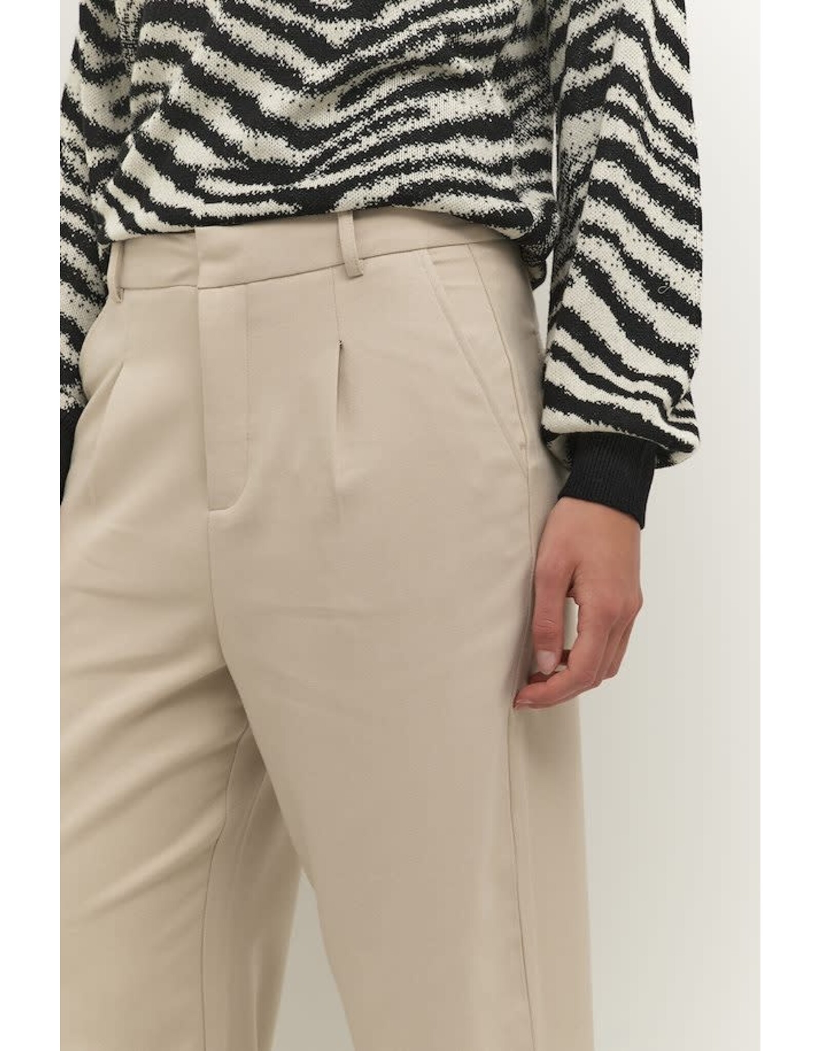 Kaffe Kaffe - Merle pants (feather grey)