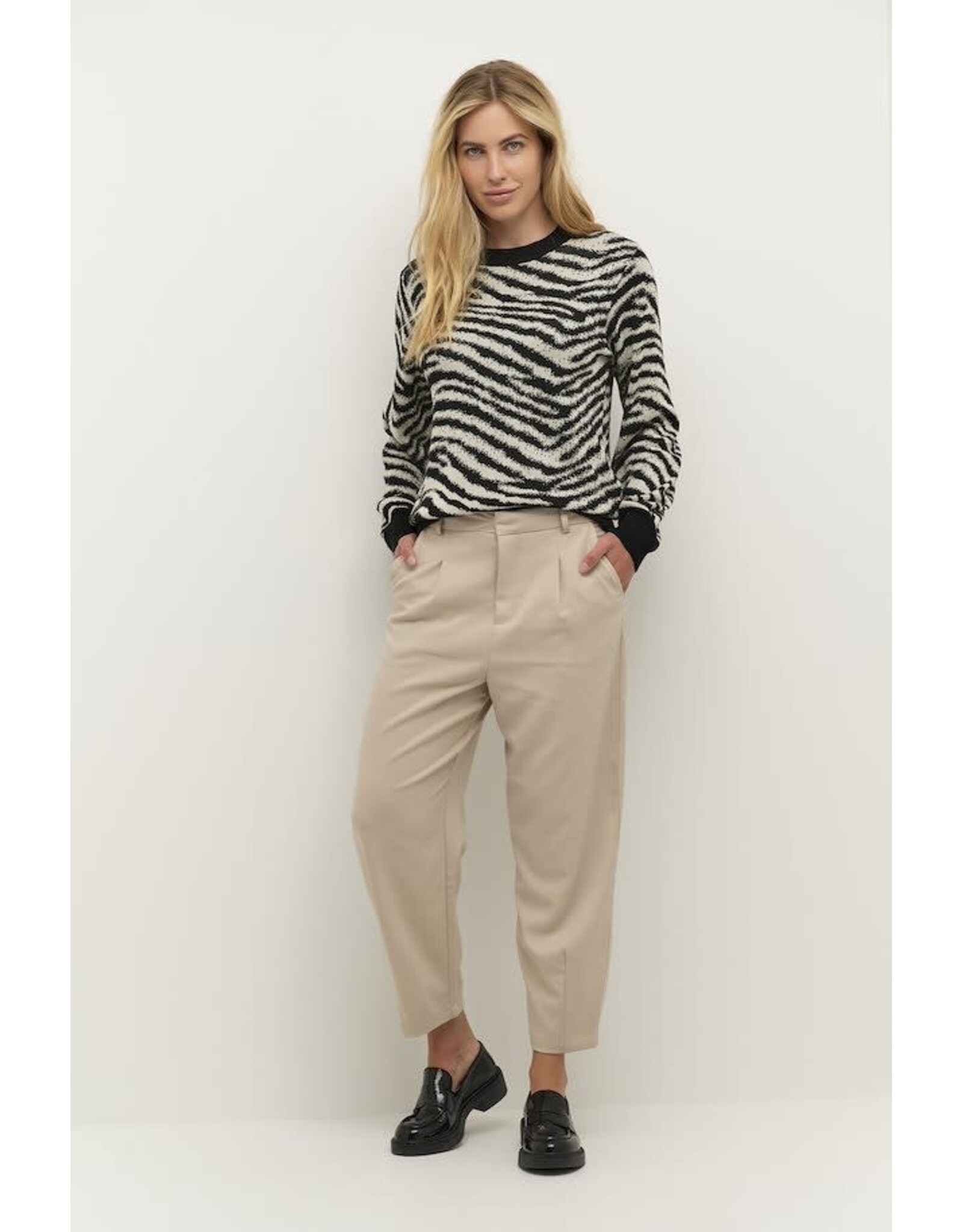 Kaffe Kaffe - Merle pants (feather grey)