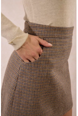 Molly Bracken Molly Bracken - Houndstooth Mini Skirt