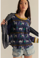 Free people Free People - We The Free Blissful Layering Tee (Navy)