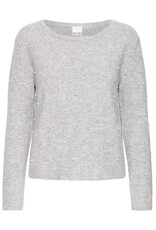 ICHI ICHI - Macon Pullover (Grey Melange)