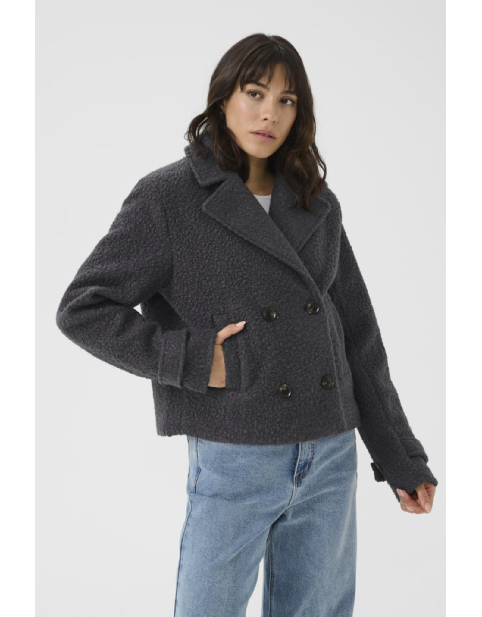 Kaffe Kaffe - Anne Jacket (Black Oyster)