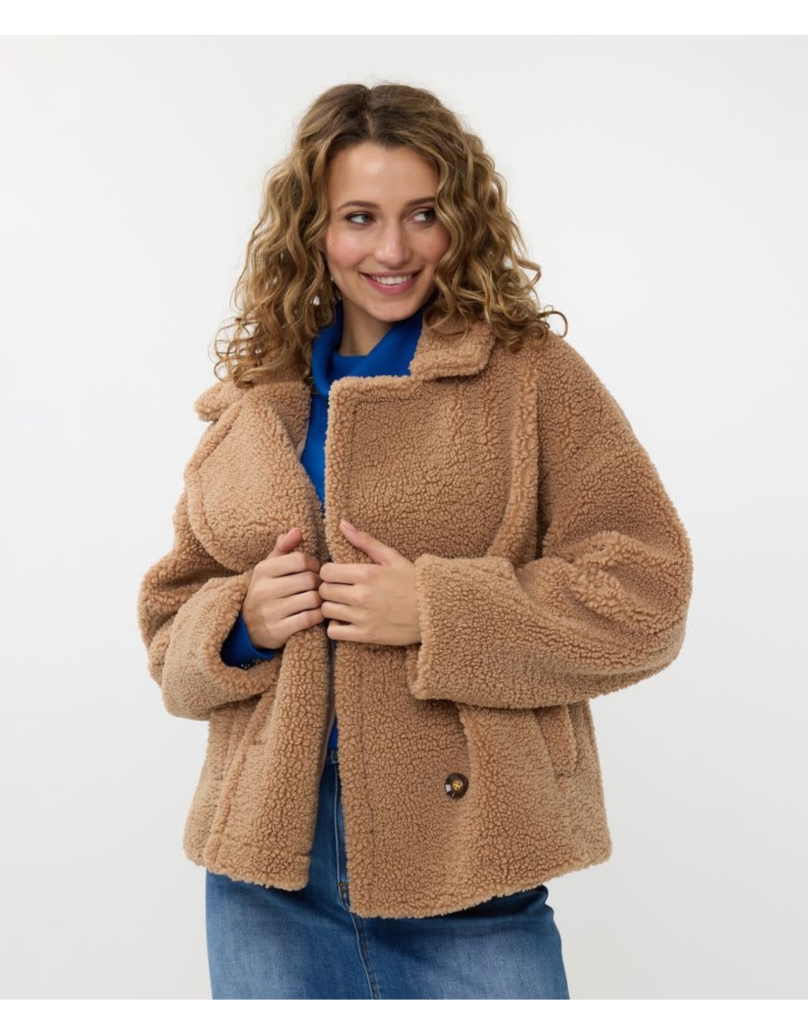 EsQualo EsQualo - Teddy Jacket (Brandy)