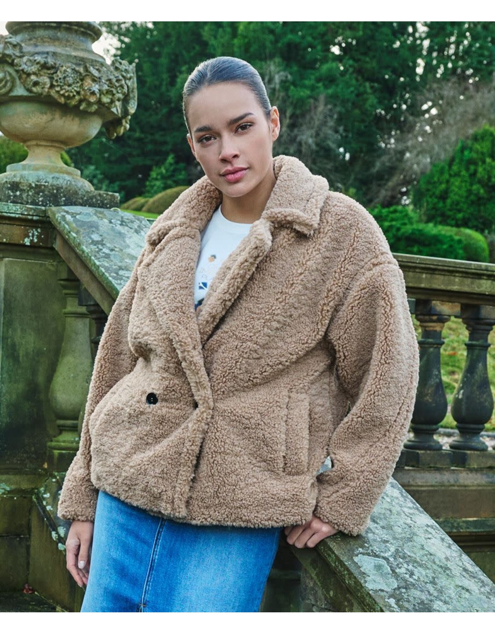 EsQualo EsQualo - Teddy Jacket (Brandy)