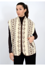 RD Style RD Style - Banff Sherpa Zip Front Vest (Brown)