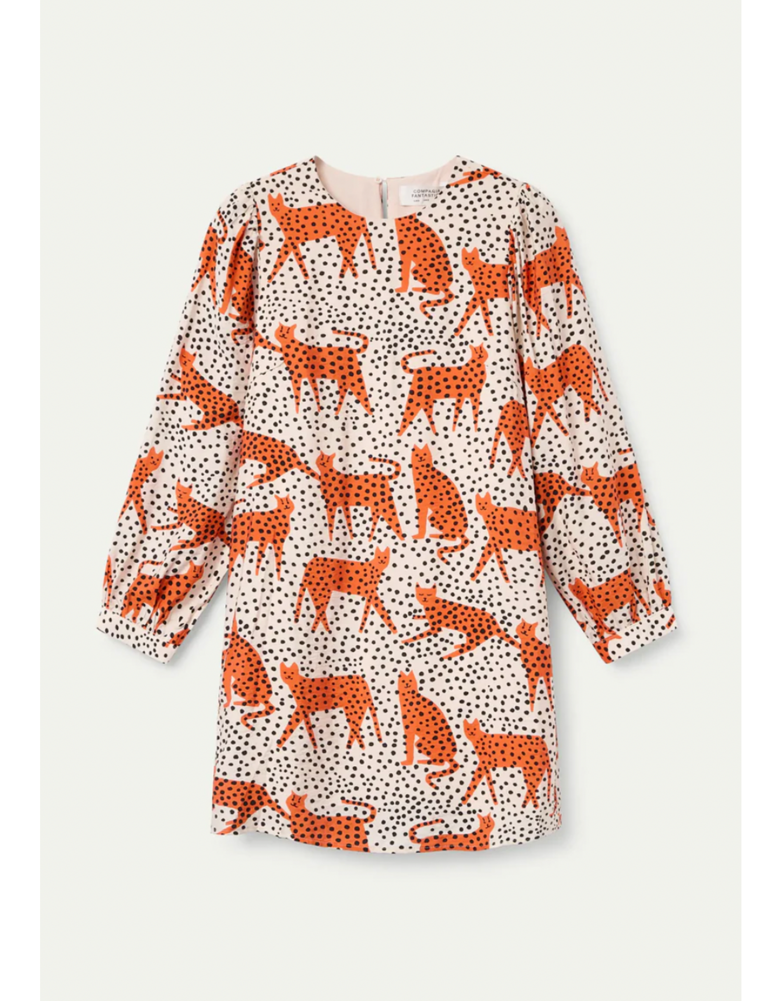 Compania Fantastica Compania Fantastica - Stanley Tano Dress (Orange Cat)