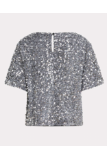 EsQualo Esqualo - Sequin Top (Silver)