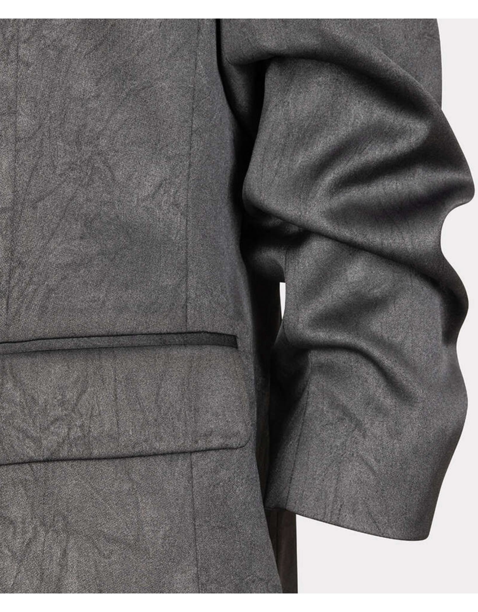 EsQualo Esqualo - Shimmer Crinkle Blazer (Anthracite)