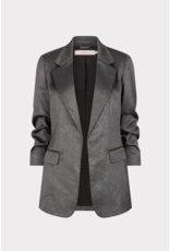 EsQualo Esqualo - Shimmer Crinkle Blazer (Anthracite)