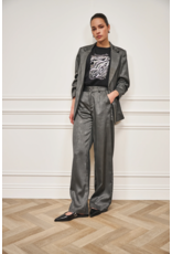 EsQualo Esqualo - Shimmer Crinkle Blazer (Anthracite)