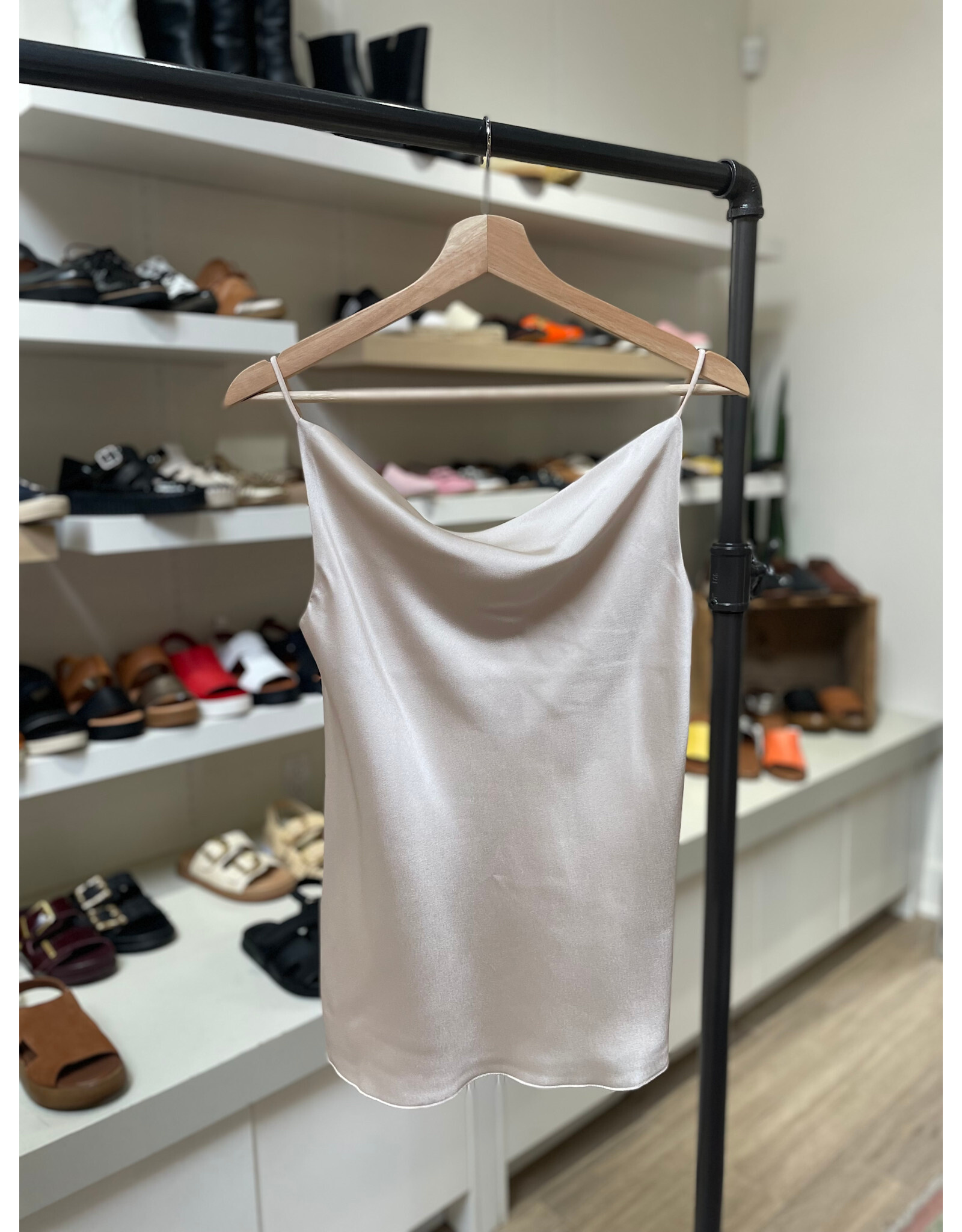 Astrid Astrid - Satin Camisole (Mushroom)