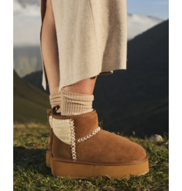 Emu Australia EMU - Stinger Knit Flatform (Chestnut)