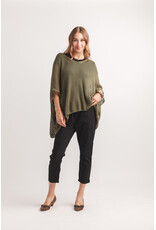 Papillon Papillon - Knit Poncho (Khaki)