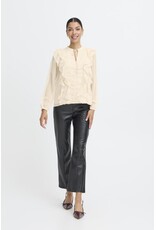 b.young b.young - Gijo Frill Blouse (Oatmeal)