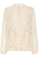 b.young b.young - Gijo Frill Blouse (Oatmeal)