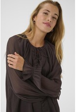 Kaffe Kaffe - Milia Chiffon Blouse (Black Coffee)