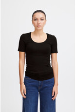 ICHI ICHI - Zola Scoop Neck Tee (Black)