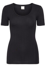 ICHI ICHI - Zola Scoop Neck Tee (Black)