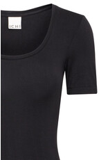 ICHI ICHI - Zola Scoop Neck Tee (Black)