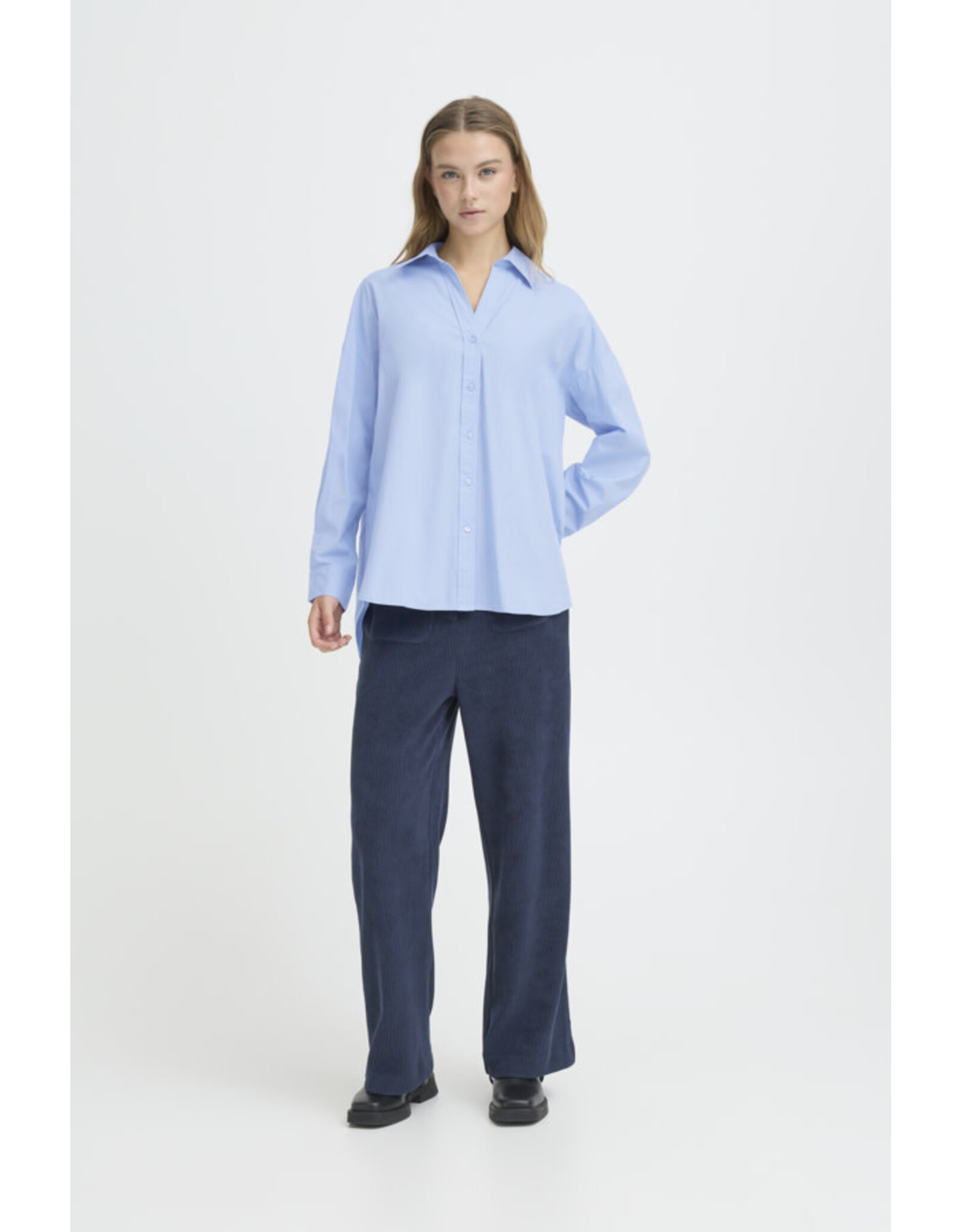 ICHI ICHI - Estama Button Up (Bel Air Blue)