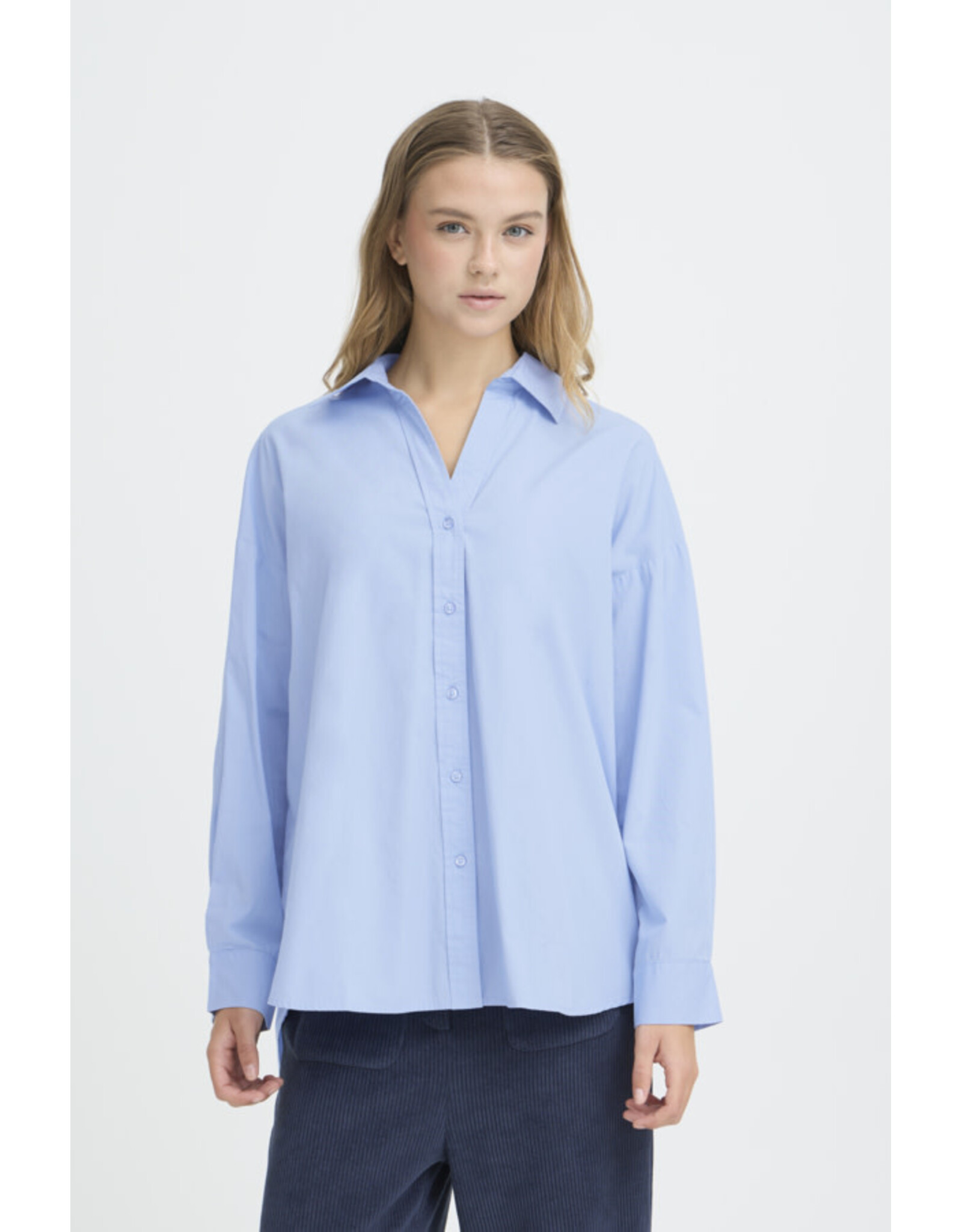 ICHI ICHI - Estama Button Up (Bel Air Blue)