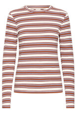 ICHI ICHI - Mira Striped Shirt (Red)