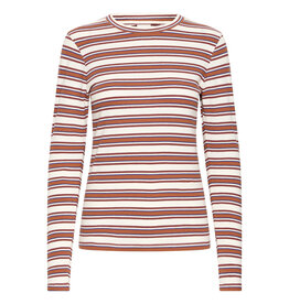 ICHI ICHI - Mira Striped Shirt (Red)