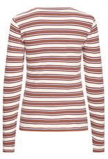 ICHI ICHI - Mira Striped Shirt (Red)