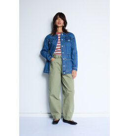 ICHI ICHI - Mira Striped Shirt (Red)