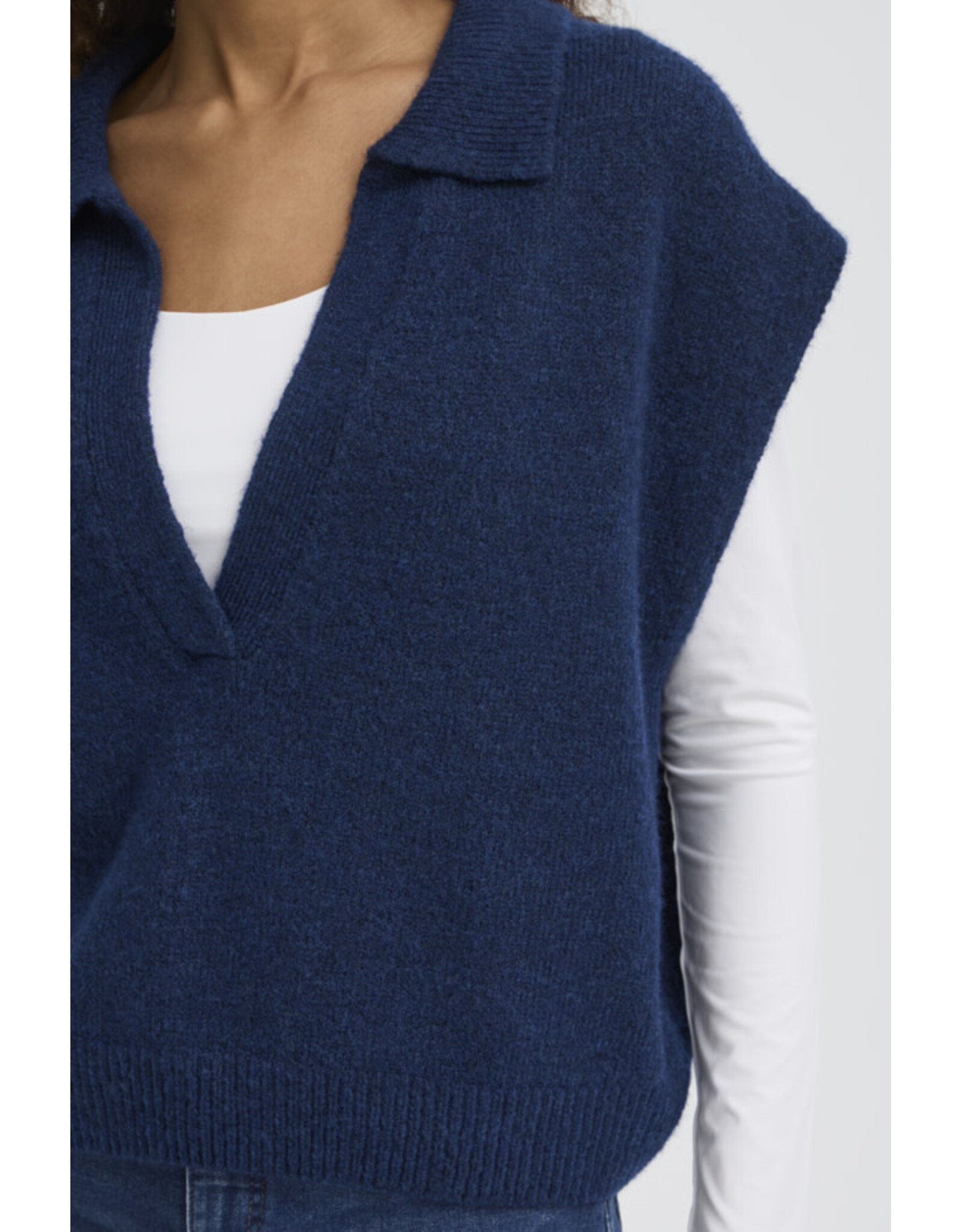 ICHI ICHI - Povoke Slipover (Blue Print)