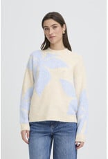 b.young b.young - Mea Flower Jumper (Della Robbia Blue)