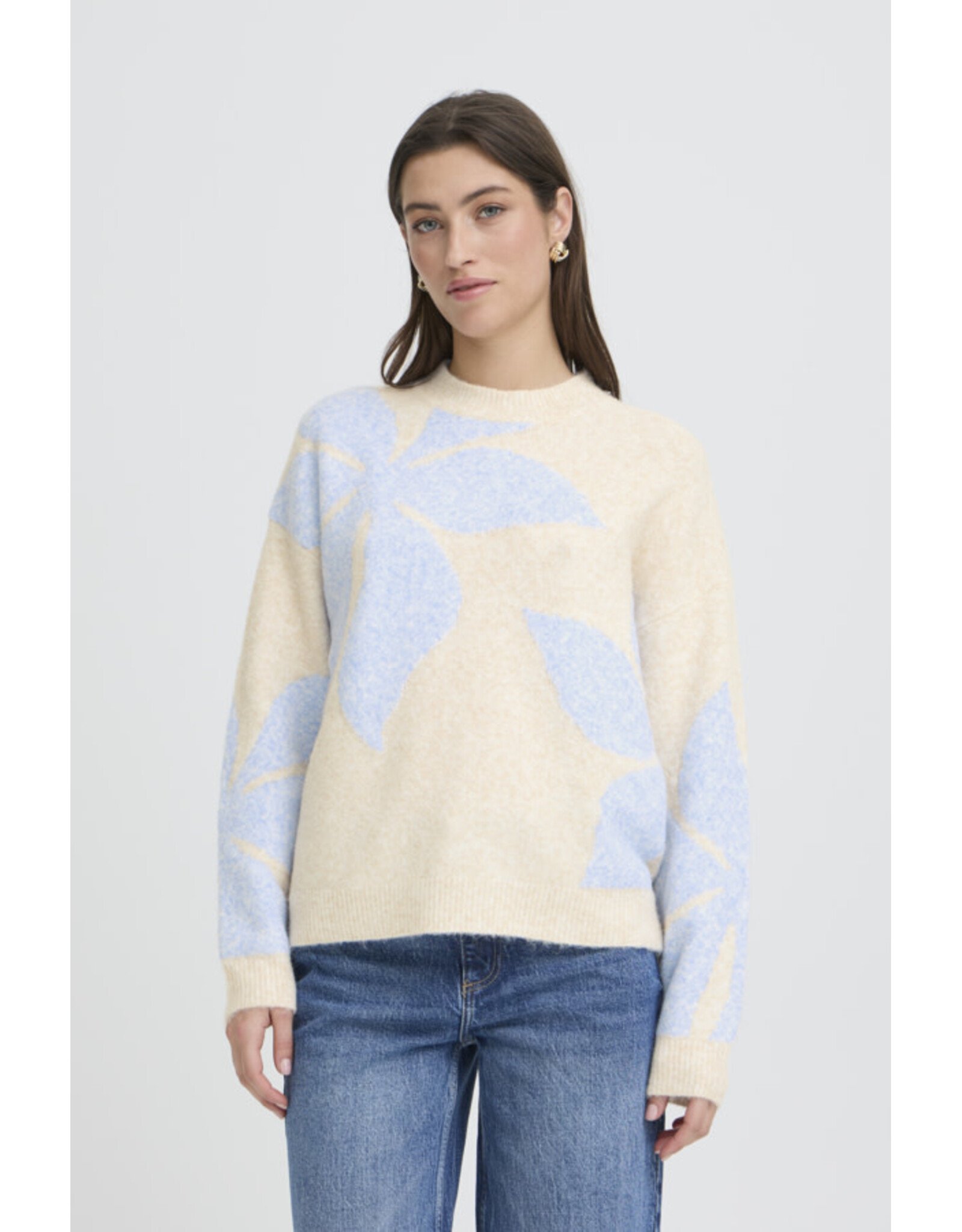 b.young b.young - Mea Flower Jumper (Della Robbia Blue)